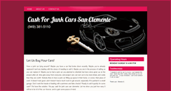 Desktop Screenshot of cashforjunkcarssanclemente.com